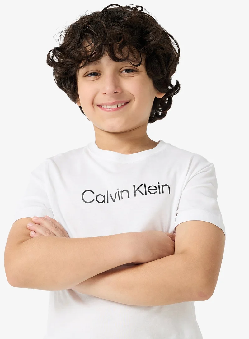 Calvin Klein Jeans Youth Graphic Crew Neck T-Shirt